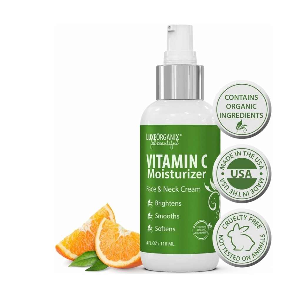 Organic Vitamin C Face Moisturizer with Anti-Aging